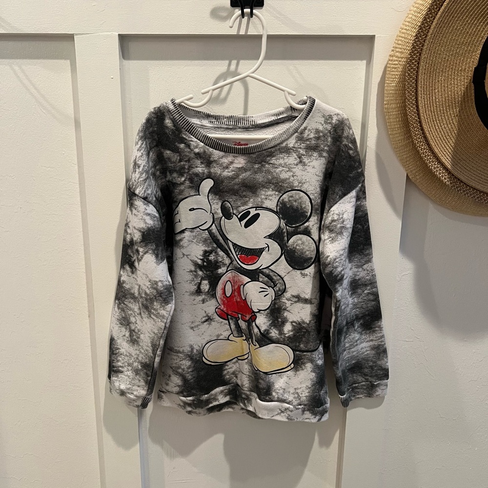Disney Mickey Mouse Kids Tie-Dye Sweatshirt